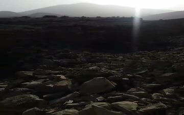 تصویر واقعی از شکاف کوهی در روستای قوله‌رش ازگله